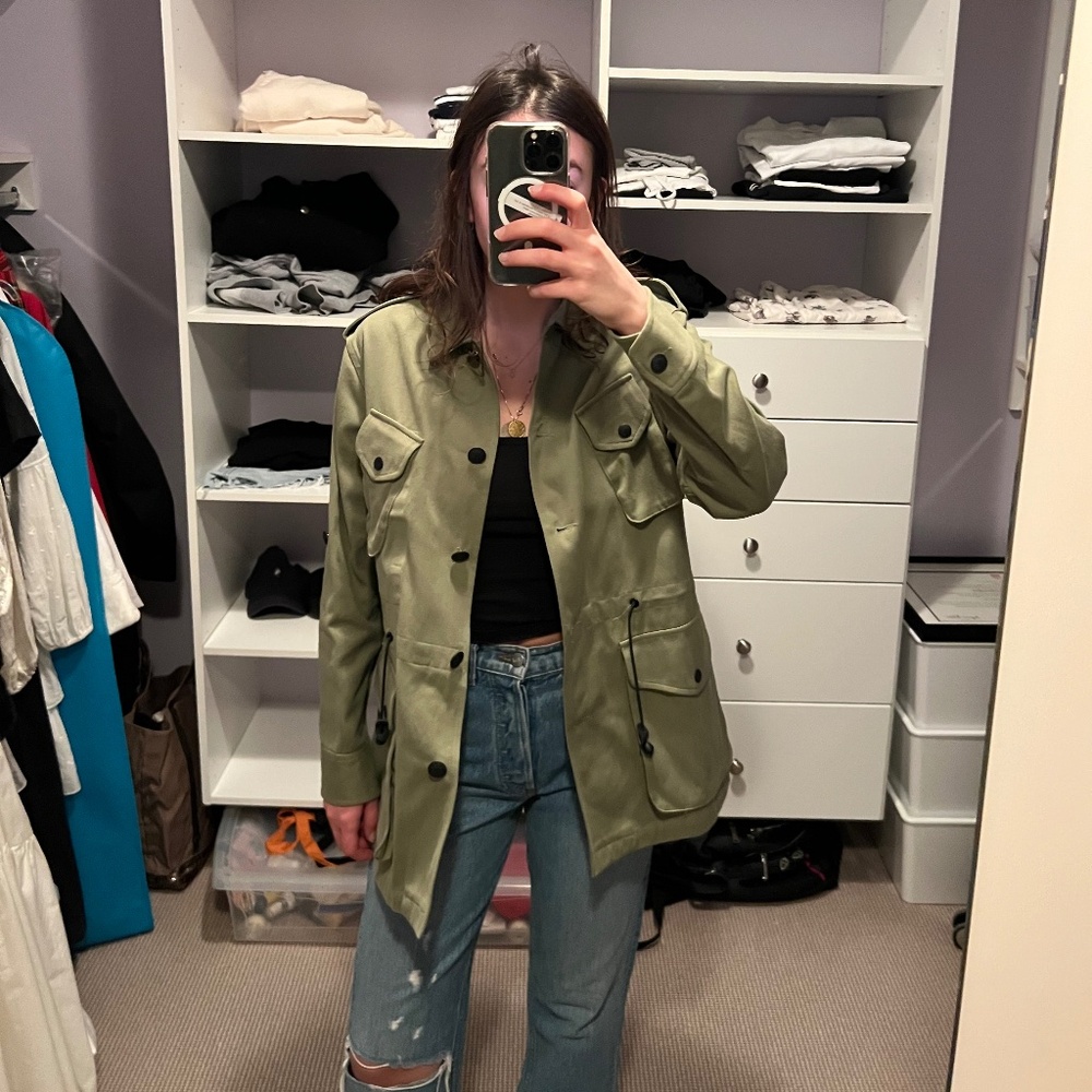Green rag and bone jacket